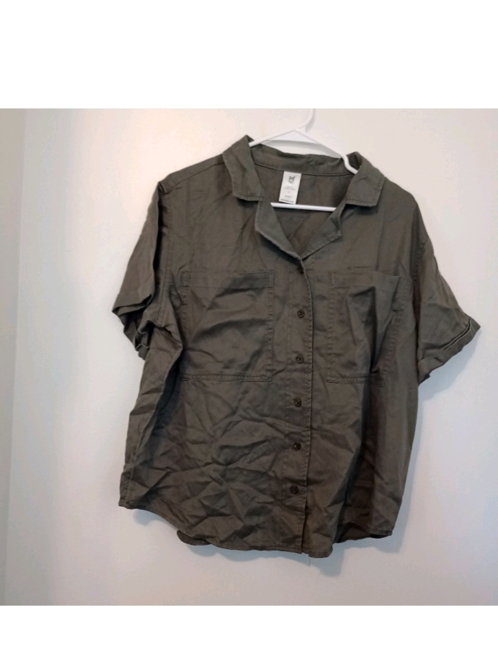 Member's Mark Women's Tencel Camp Shirt L SIZE- Ao3-2H - Picture 3 of 6